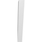 Ekena Millwork 3 1/2-in. W x 16-in. D x 28-in. H Traditional Architectural Grade PVC Knee Brace BRCP035X16X28TRA - alternate 3